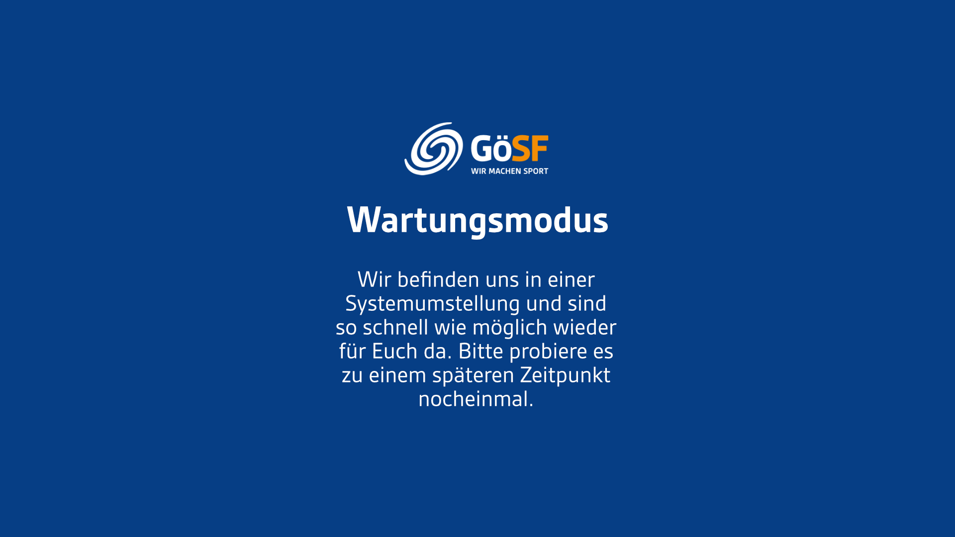 Wartungsmodus